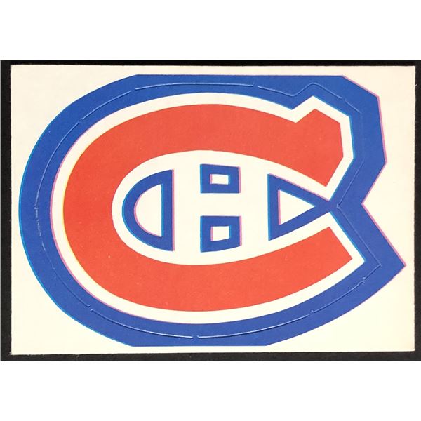 1972-73 O-PEE-CHEE TEAM LOGOS STICKER INSERT - MONTREAL