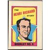 Image 1 : 1971-72 O-PEE-CHEE HENRI RICHARD (HOF) BOOKLET INSERT