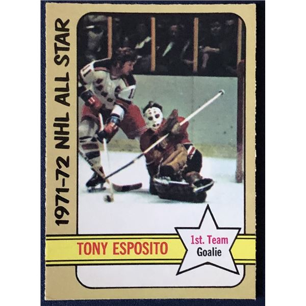 1972-73 O-PEE-CHEE TONY ESPOSITO (HOF) AS