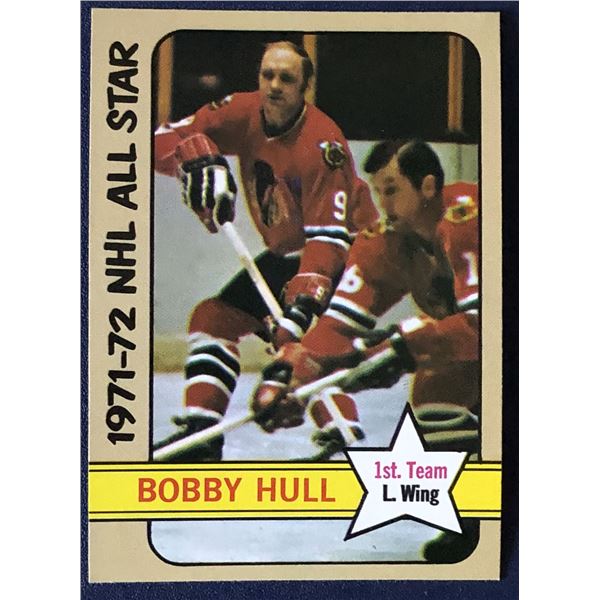 1972-73 TOPPS BOBBY HULL (HOF) AS