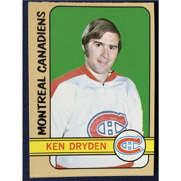 1972-73 TOPPS KEN DRYDEN (HOF)