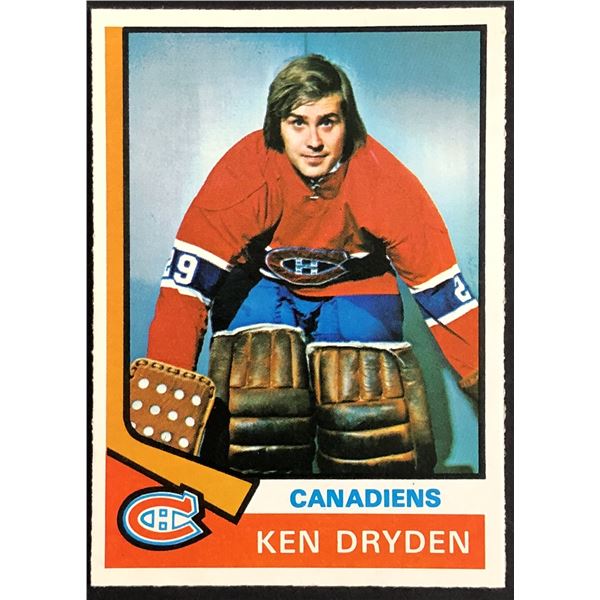 1974-75 O-PEE-CHEE KEN DRYDEN (HOF)