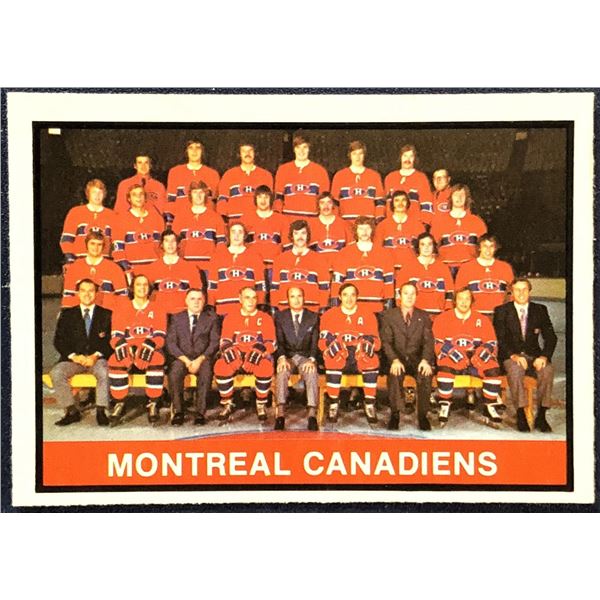 1974-75 O-PEE-CHEE MONTREAL CANADIENS