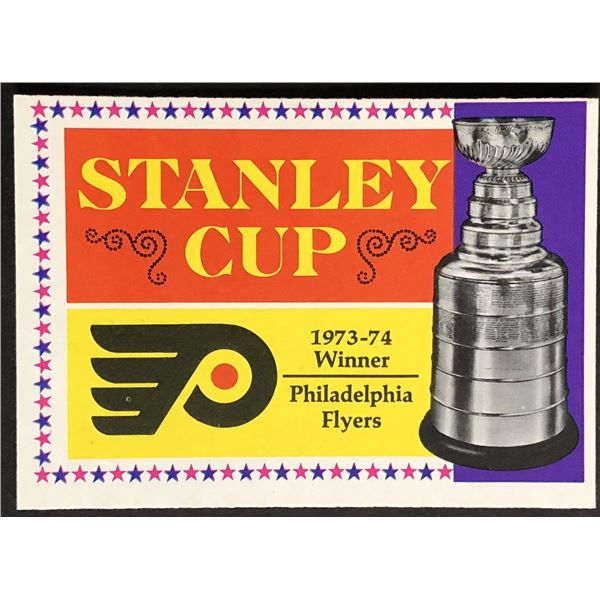 1974-75 O-PEE-CHEE PHILADELPHIA FLYERS STANLEY CUP