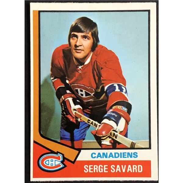 1974-75 O-PEE-CHEE SERGE SAVARD (HOF)