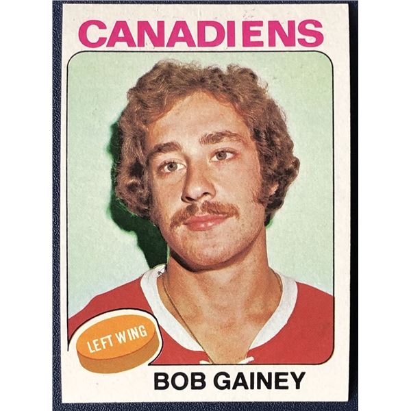 1975-76 TOPPS BOB GAINEY (HOF)