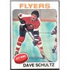 Image 1 : 1975-76 TOPPS DAVE SCHULTZ