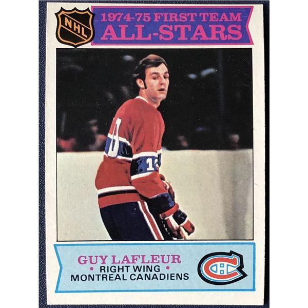 1975-76 TOPPS GUY LAFLEUR (HOF) AS