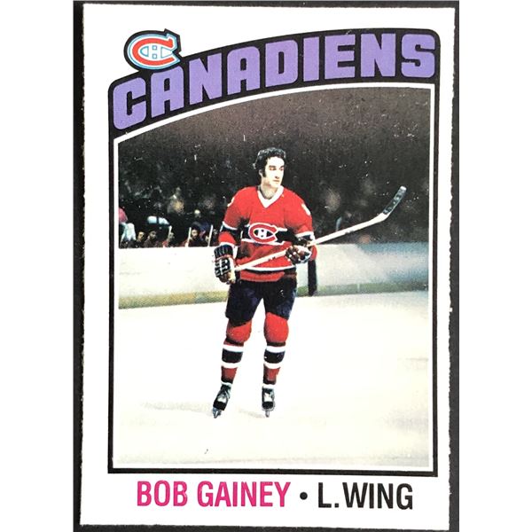 1976-77 O-PEE-CHEE BOB GAINEY (HOF)