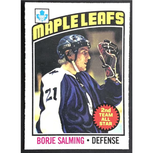 1976-77 O-PEE-CHEE BORJE SALMING (HOF)