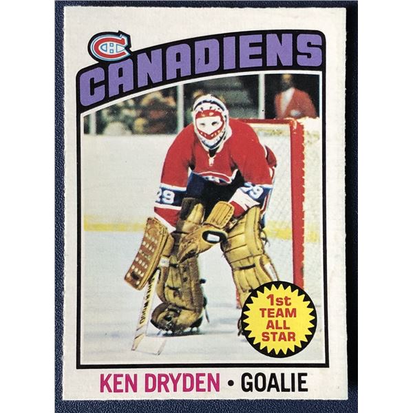 1976-77 O-PEE-CHEE KEN DRYDEN (HOF)