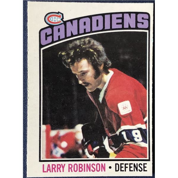 1976-77 O-PEE-CHEE LARRY ROBINSON (HOF)