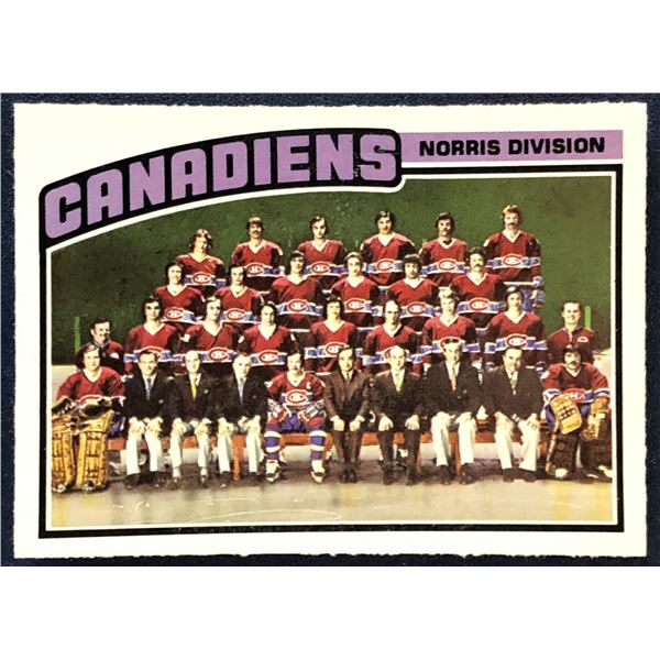 1976-77 O-PEE-CHEE MONTREAL CANADIENS