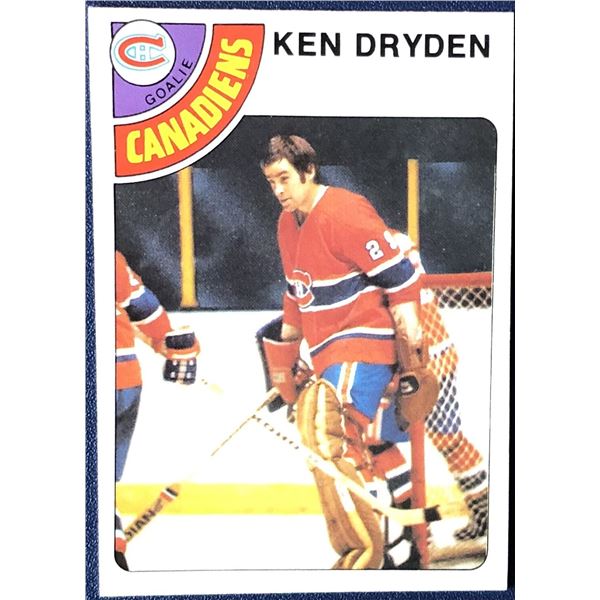 1978-79 KEN DRYDEN (HOF)