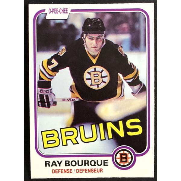 1981-82 O-PEE-CHEE RAY BOURQUE (HOF)