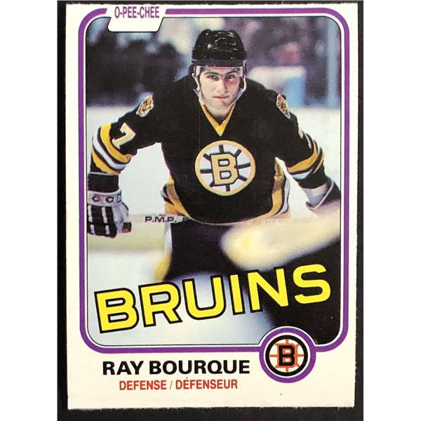 1981-82 O-PEE-CHEE RAY BOURQUE (HOF)