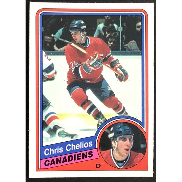 1984-85 O-PEE-CHEE CHRIS CHELIOS (HOF) ROOKIE CARD