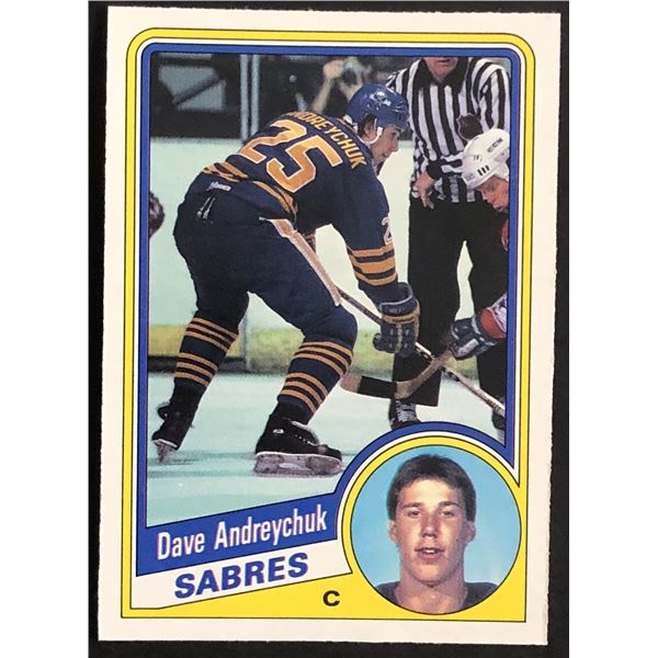 1984-85 O-PEE-CHEE DAVE ANDREYCHUK (HOF) ROOKIE CARD