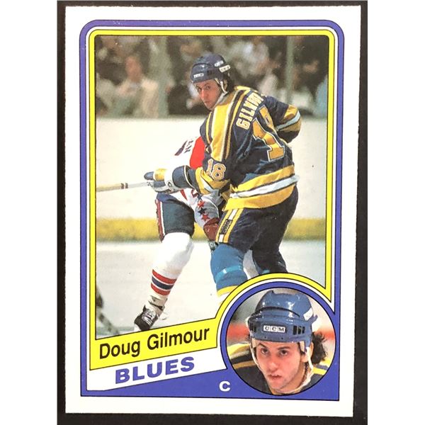 1984-85 O-PEE-CHEE DOUG GILMOUR (HOF) ROOKIE CARD