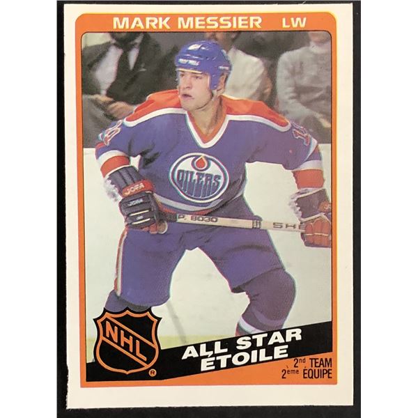 1984-85 O-PEE-CHEE MARK MESSIER (HOF) AS
