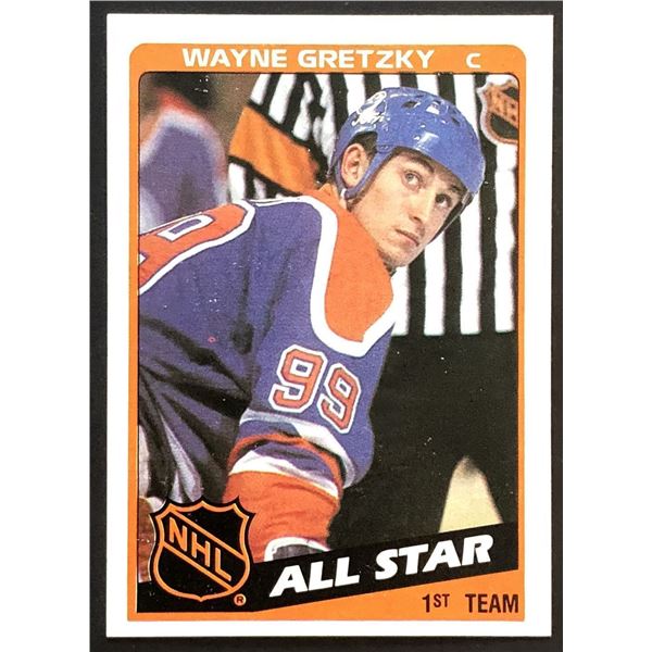 1984-85 TOPPS WAYNE GRETZKY AS (HOF)