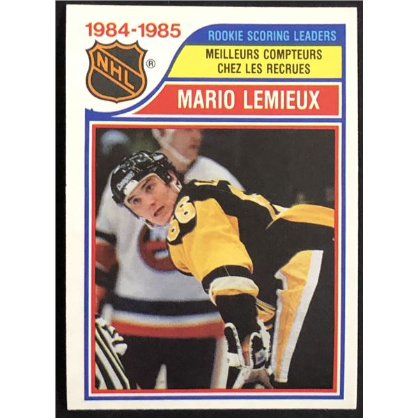 1985-86 O-PEE-CHEE MARIO LEMIEUX (HOF) LL