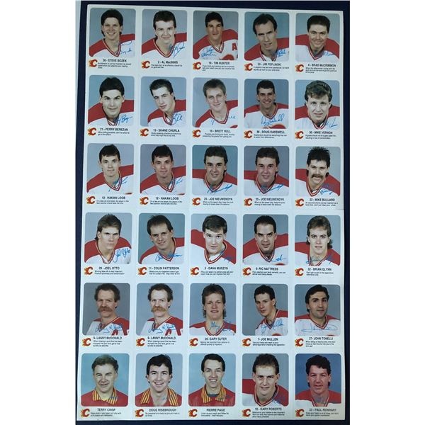 1987 RED ROOSTER CALGARY FLAMES SET