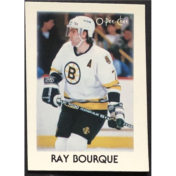 1987-88 O-PEE-CHEE MINI - RAY BOURQUE (HOF)