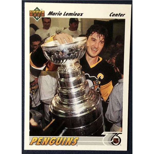 1991-92 UPPER DECK MARIO LEMIEUX (HOF)