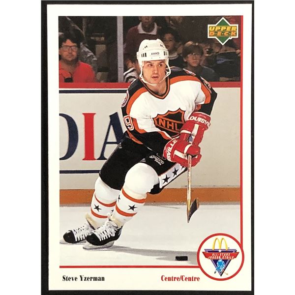 1991-92 UPPER DECK McDONALD'S STEVE YZERMAN (HOF)