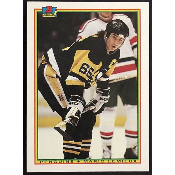 1990-91 BOWMAN MARIO LEMIEUX (HOF)