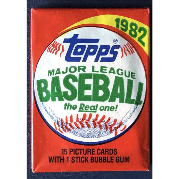 1982 TOPPS Baseball wax pack