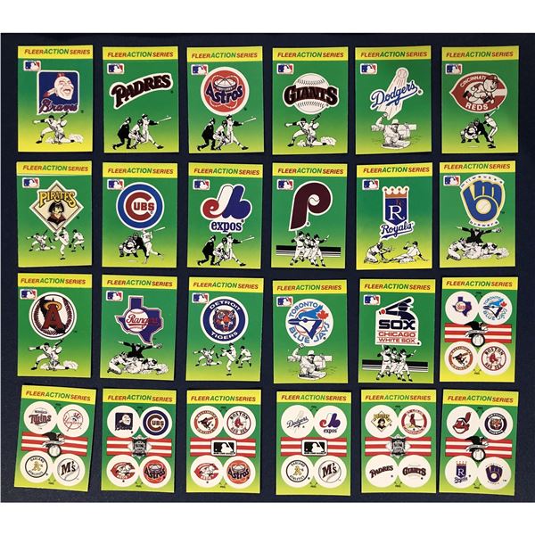 1990 FLEER Baseball Insert Stickers