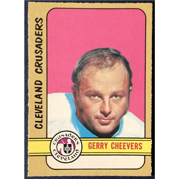 1972-73 O-PEE-CHEE GERRY CHEEVERS (HOF)