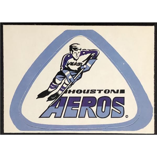 1972-73 O-PEE-CHEE TEAM LOGOS STICKER INSERT - HOUSTON