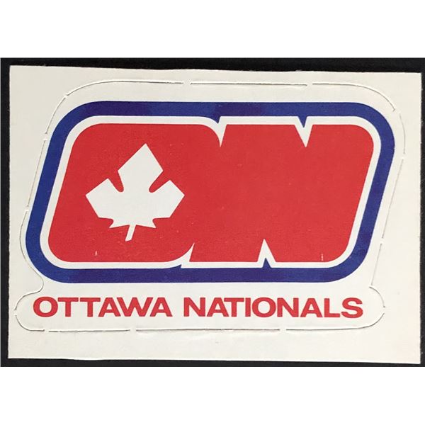 1972-73 O-PEE-CHEE TEAM LOGOS STICKER INSERT - OTTAWA WHA