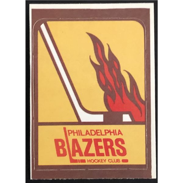 1972-73 O-PEE-CHEE TEAM LOGOS STICKER INSERT - PHILADELPHIA