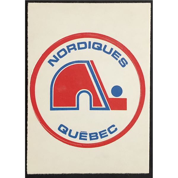1972-73 O-PEE-CHEE TEAM LOGOS STICKER INSERT - QUEBEC