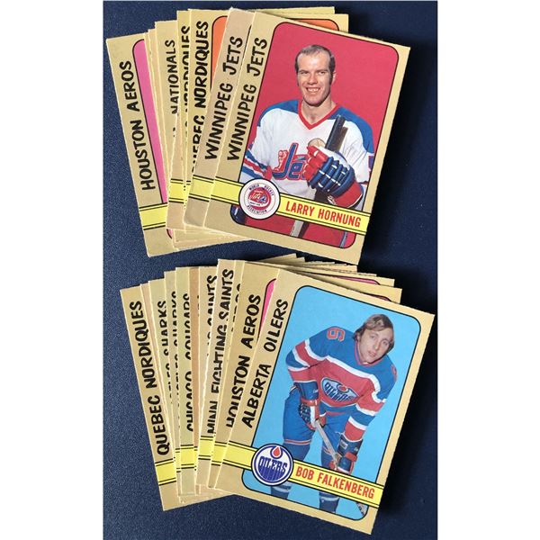 1972-73 O-PEE-CHEE WHA LOT - 20 CARDS