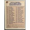 Image 2 : 1974-75 O-PEE-CHEE CHECKLIST