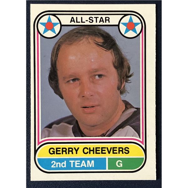 1975-76 O-PEE-CHEE GERRY CHEEVERS (HOF) AS