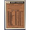 Image 2 : 1975-76 O-PEE-CHEE GERRY CHEEVERS (HOF) AS