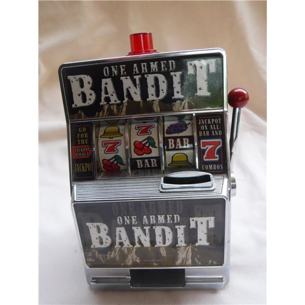 One Arm Bandit Coin Bank | Works