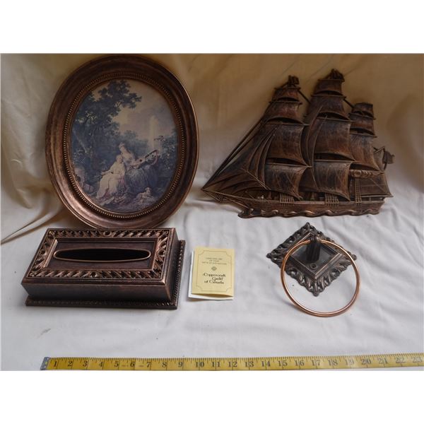 Vintage Copper Craft Items