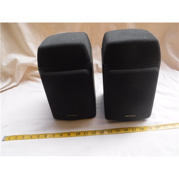 Pair of Optimus Speakers | Both Tested & Working | Needs Felt Kit