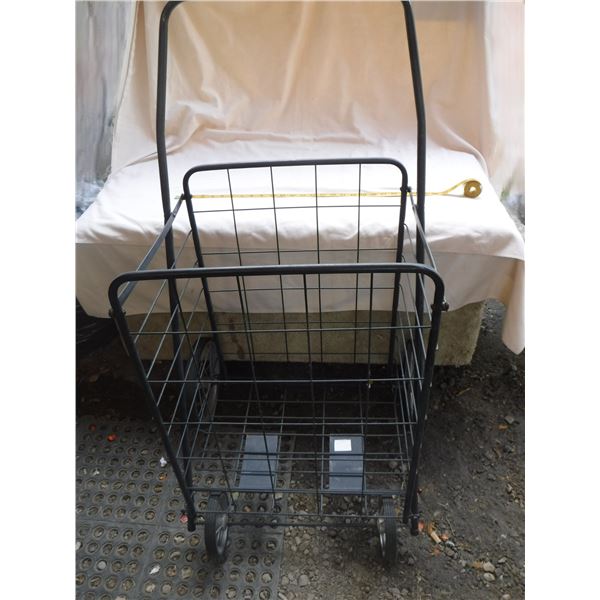 Folding Wheeled Car | For Groceries or Garbage Bags or Other