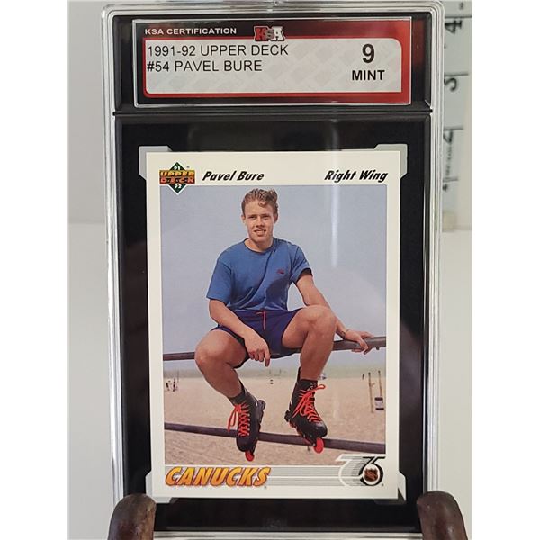 KSA | 1991-92 Uppder Deck | #54 Pavel Bure | 9 Mint