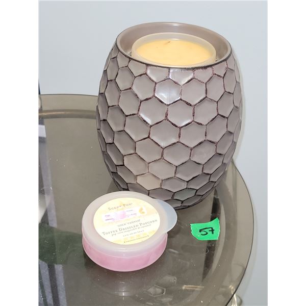 Gold Canyon | Wax Warmer w\ 25 Toffee Drizzled Popcorn & Vanilla Caramel | Working