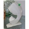 Image 1 : Tall White Onyx | Mother & Child | Statue