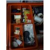 Image 2 : Vintage | Tupperware Container with Sewing Notions